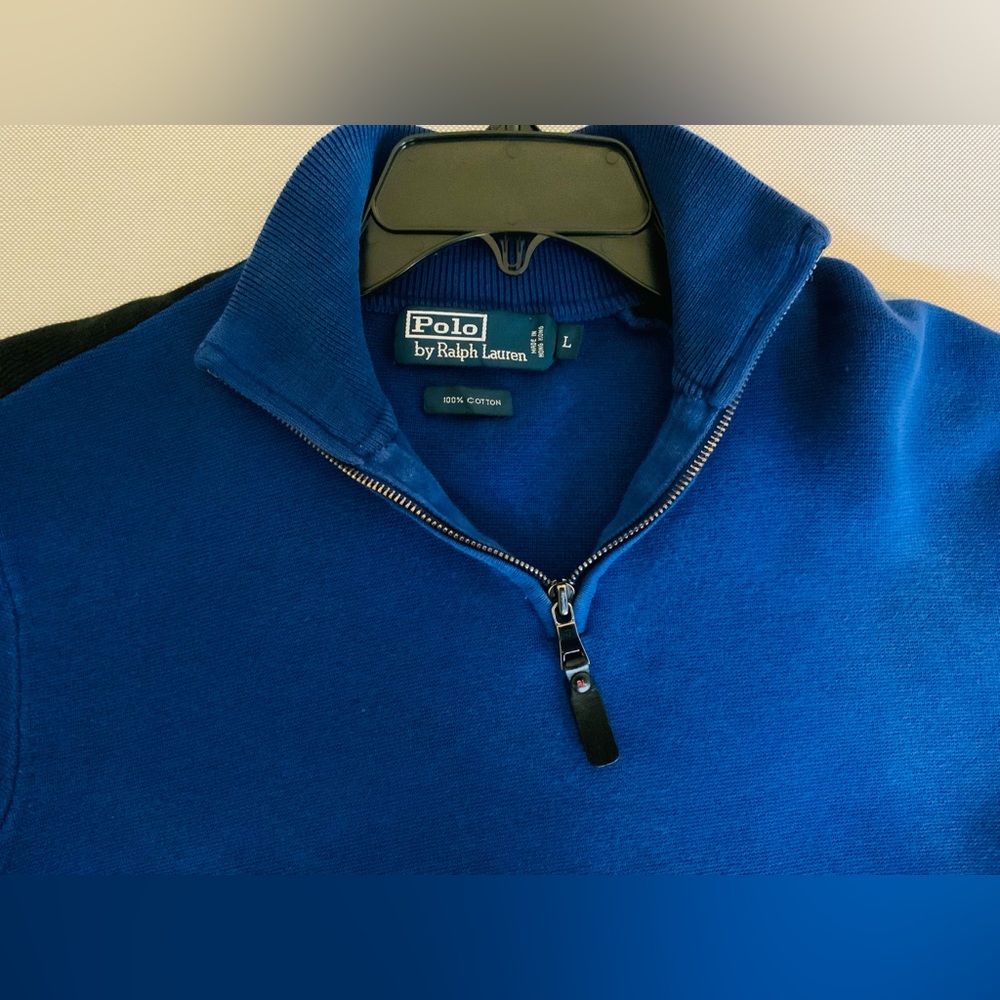 Ralph Lauren Polo Sweater Knitted Turtleneck Dark blue